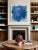Contemporary "Fool That I Am" Blue Gestural Abstract Painting For Sale - Image 3 of 8