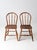 Farmhouse Antique Farmhouse Bow Back Dining Chairs Pair For Sale - Image 3 of 12
