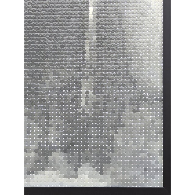 Francisco Vital "Billy the Kid" Contemporary Western Black & Tan Pixelated Outlaw Portrait, 2025 For Sale In Houston - Image 6 of 10
