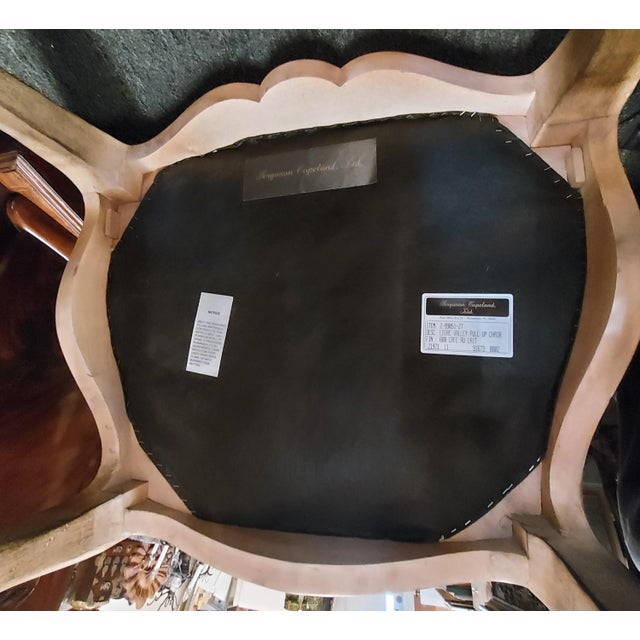 Late 20th Century Regency Style Ferguson Copeland Bergere Gilt Wood Arm Chairs - Set of 2 For Sale - Image 12 of 12