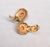 Pink Vintage 1960s Signed Panetta Goldtone Cabochon Faux-Coral & Clear Rhinestone Clip Earrings-2 Pieces For Sale - Image 8 of 9