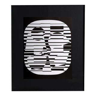 Victor Vasarely, Zeta, Offset Lithograph For Sale