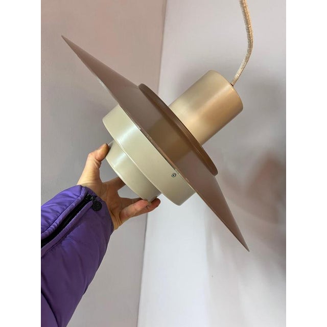 Falcon Pendant Lamp in Brown by Andreas Hansen for Fog & Mørup For Sale - Image 3 of 11