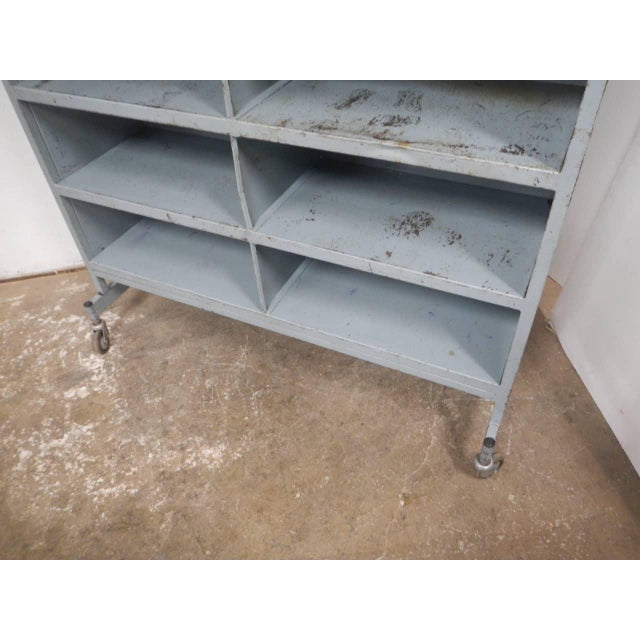 Iron Trolley with Compartments, 1960 For Sale - Image 9 of 11