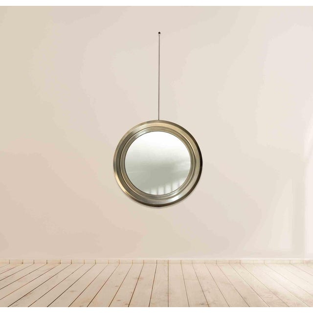 Vintage wall mirror is an original design object realized in 1970s by Gianni Moscatelli Manufactured for Formanova, Italy...