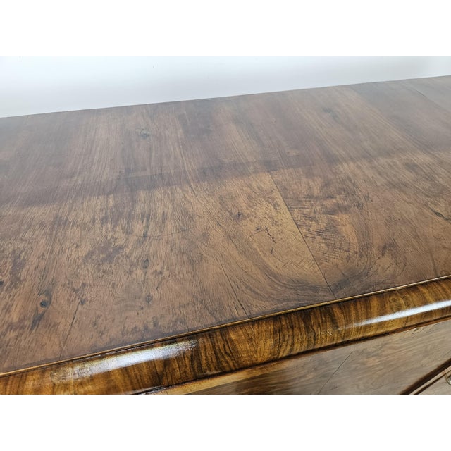Wood Art Deco Three-Door Walnut Burl Sideboard, 1940 For Sale - Image 7 of 18