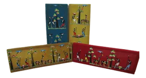African Textile Artworks, 1950s, Set of 4