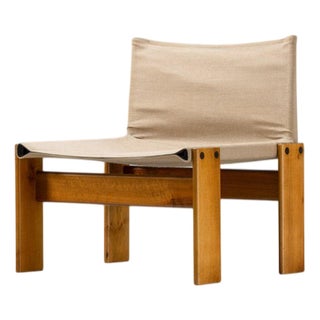 Monk Lounge Chair by Afra and Tobia Scarpa for Molteni, Italy, 1974 For Sale