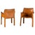 CAB 413 Armchairs in Cognac Leather attributed to Mario Bellini for Cassina, 1970s, Set of 2 For Sale - Image 16 of 16