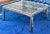 1990s Vintage Brushed Steel Glass Top Coffee Table For Sale In New York - Image 6 of 11
