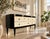 Mid-Century Chest of Drawers in Lacquered Wood and Parchment, 1950 For Sale - Image 17 of 18