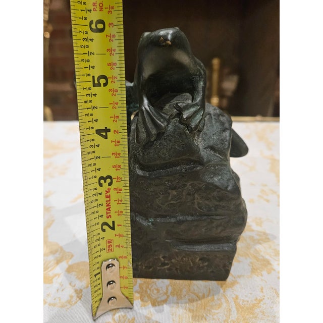 1970s Frog on Rock For Sale - Image 9 of 9