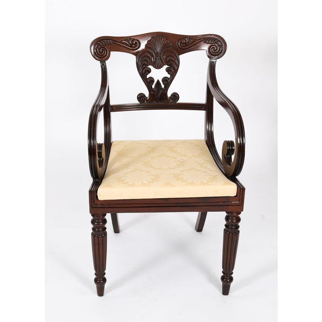 Antique Irish Regency Bar Back Dining Chairs, 1825, Set of 12 For Sale - Image 11 of 18
