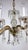 Gold Brass-Lead Crystal Five-Light Chandelier from H.Richter, 1960s For Sale - Image 8 of 13