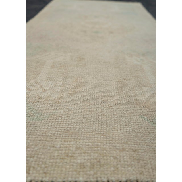Turkish Turkish Mini Rug Oriental Hand Knotted Vintage Rug 1'7" x 3'4" #21264 For Sale - Image 3 of 8