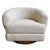 U Back Club Upholstered Swivel Chair For Sale In Los Angeles - Image 6 of 11