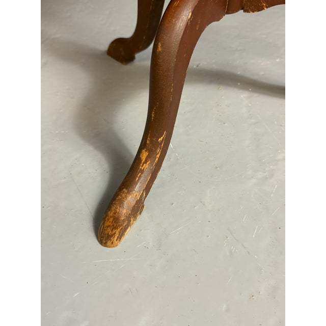 Antique Georgian Tripod Side Wine Table, 1900 For Sale - Image 9 of 14