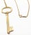 Tiffany & Co. Yellow Gold Oval Key Pendant Necklace For Sale In Philadelphia - Image 6 of 6