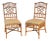 Pair of Vintage Tommy Bahama Natural Bamboo Chairs For Sale
