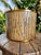 Mid-Century Modern Vintage Mid Century Modern Split Bamboo Lamp Shades Pair-Brass-Tiki-Organic Modern-Tropical - a Pair For Sale - Image 3 of 11