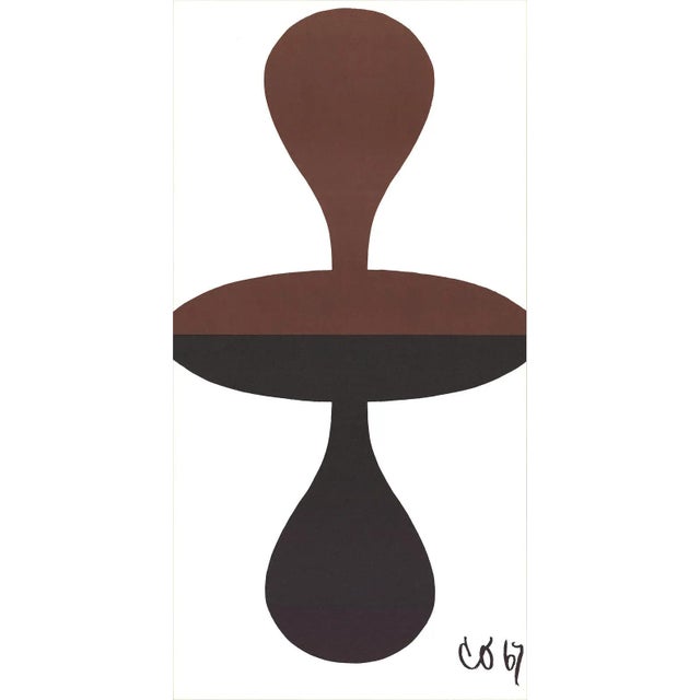 Artist: Claes Oldenburg Title: Double Punching Bag Year: 1967 Signed: No Medium: Lithograph Paper Size: 38.5 x 20 inches (...