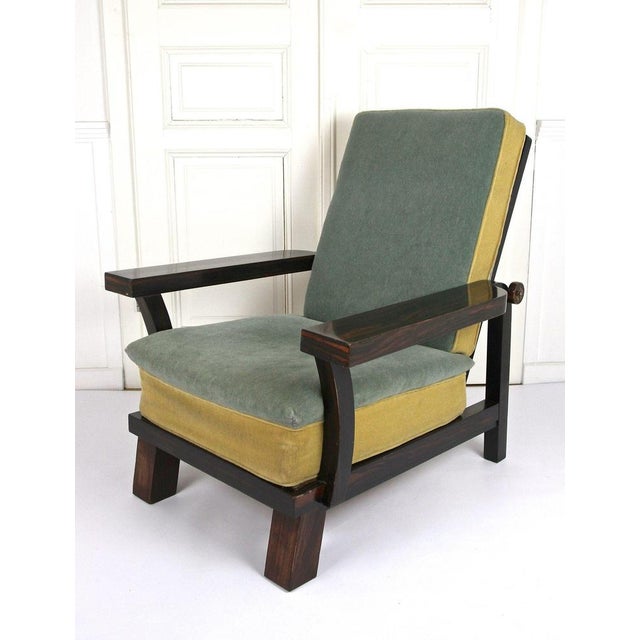 Extraordinary and very rare example of Fritz Gross´s "Sitzmaschine", literally translated "seating machine". A timeless...