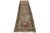 Contemporary Antique Heriz Serapi Runner Rug, Muted Blue and Sage Wool Corridor Rug For Sale - Image 3 of 9
