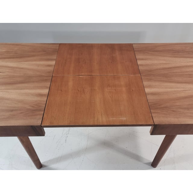 Wood Art Deco Dining Table in Walnut, 1960s For Sale - Image 7 of 16
