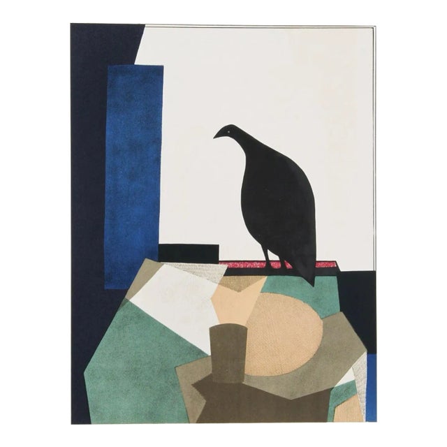 Minaux Original Lithograph Helene-Amour Signed & Numbered 1974 For Sale