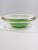 Glass Modernist Green Sommerso Murano Glass Bowl, Italy, 1970s For Sale - Image 7 of 10