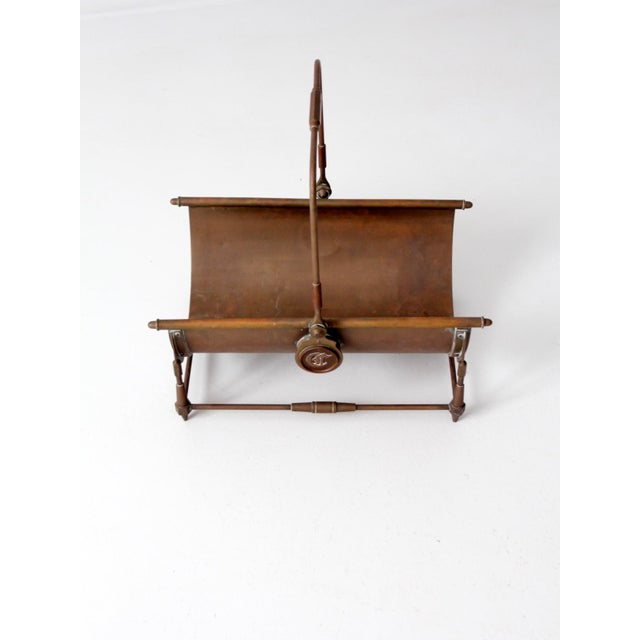 Antique Copper Log Basket Chairish