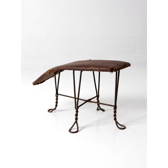 Antique Victorian Shoe Fitting Stool For Sale - Image 11 of 17