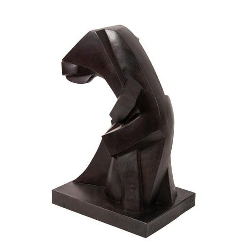 Sándor Bánszky, Bending Figure, 1914, Bronze For Sale - Image 4 of 6