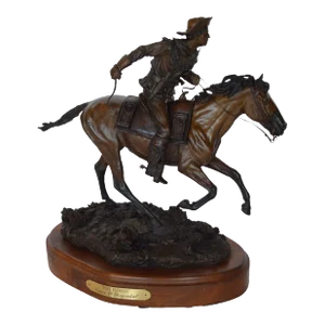 James Regimbal Bronze "Pony Express" Sculpture