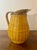 Mid-Century Modern Vintage Coastal Cane Wrapped Barware Set Pitcher and Ice Bucket For Sale - Image 3 of 8