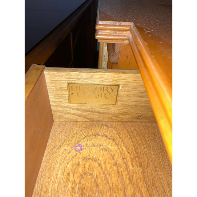 Brown Late 20th Century Hickory Chair Pine Bookcase and Cabinet For Sale - Image 8 of 8