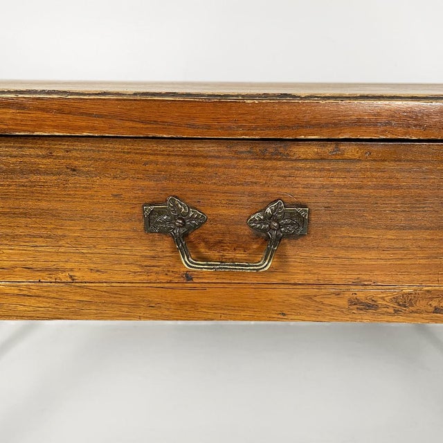 Italian Art Deco Rectangular Walnut Table, 1930s For Sale - Image 16 of 18