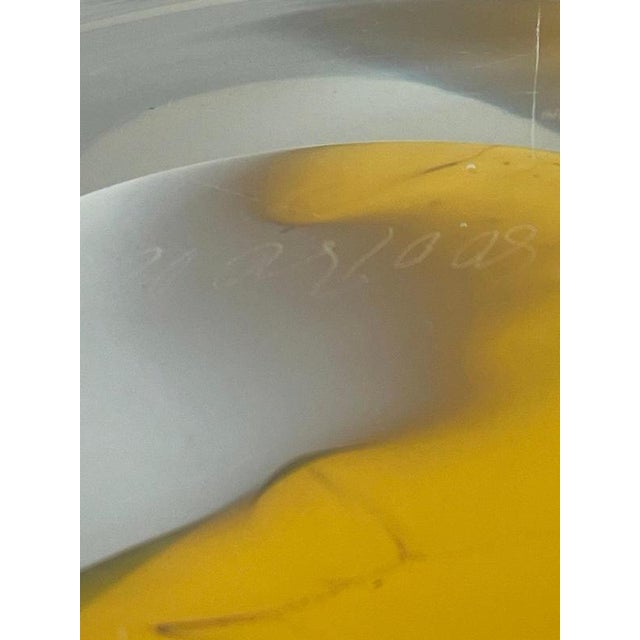 Glass Vase by Jaroslav Svoboda for Škrdlovice Glass Works, Czech Republic For Sale - Image 4 of 10