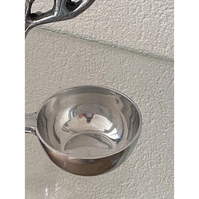 Polished Aluminum Serving Tray, 1970s For Sale - Image 6 of 15