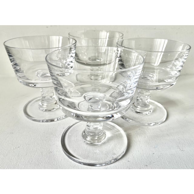 Dansk Crystal Compotes-Jens Quistgaard-Set 4- France For Sale - Image 9 of 9