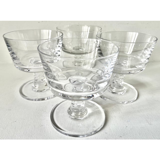 Mid-Century Dansk Crystal Compotes-Jens Quistgaard-Set 4 For Sale - Image 9 of 9