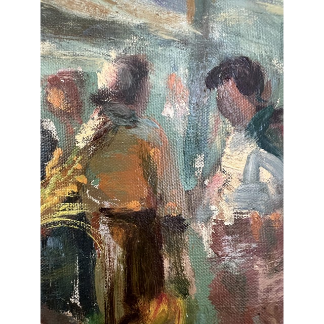 Kazimier Rubolowski, Place du Molard et son Marché aux Fleurs, Oil on Panel, Framed For Sale - Image 9 of 16