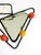 1950s Mid-Century Modern French Metal Wall-Mounted Coat Rack with Shelf and Mirror, 1950s For Sale - Image 5 of 18
