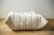 White Bouclette Togo Pouf Sofa by Michel Ducaroy for Ligne Roset For Sale - Image 3 of 4