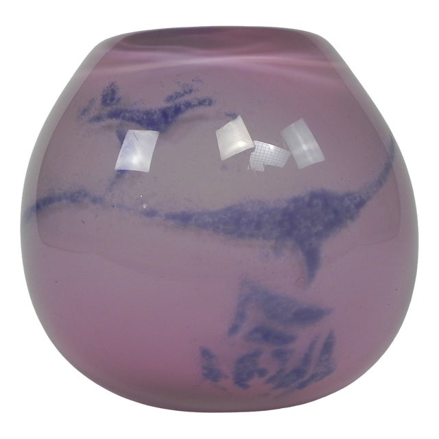 Vintage Thick-Walled Vase attributed to Severin Brørby, 1970s For Sale