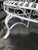 Circular White Steel Tree Bench Garden Seat For Sale - Image 10 of 12