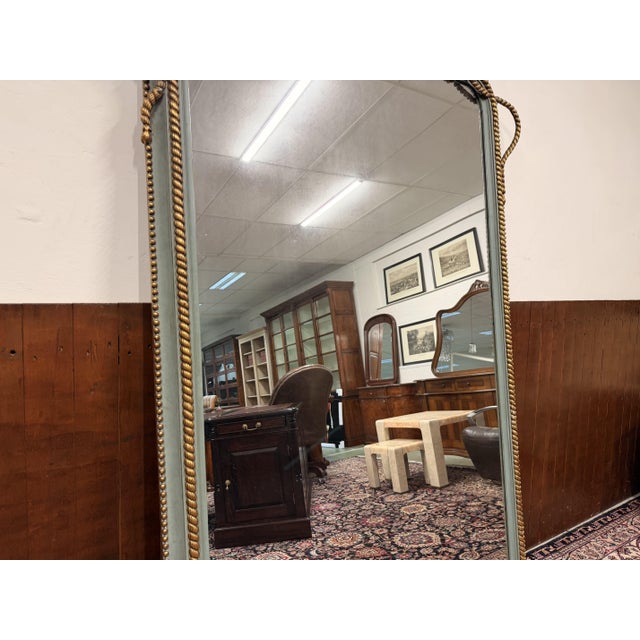 Wood Antique English Mirror, 1890s For Sale - Image 7 of 11