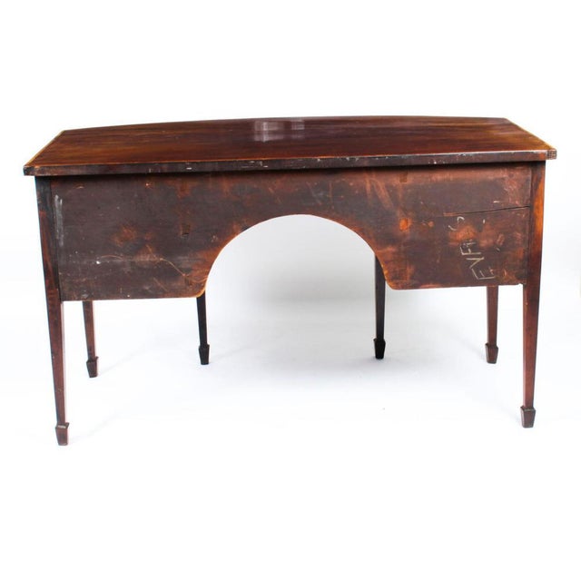 George III Inlaid Flame Mahogany Sideboard, 18th Century For Sale - Image 18 of 18