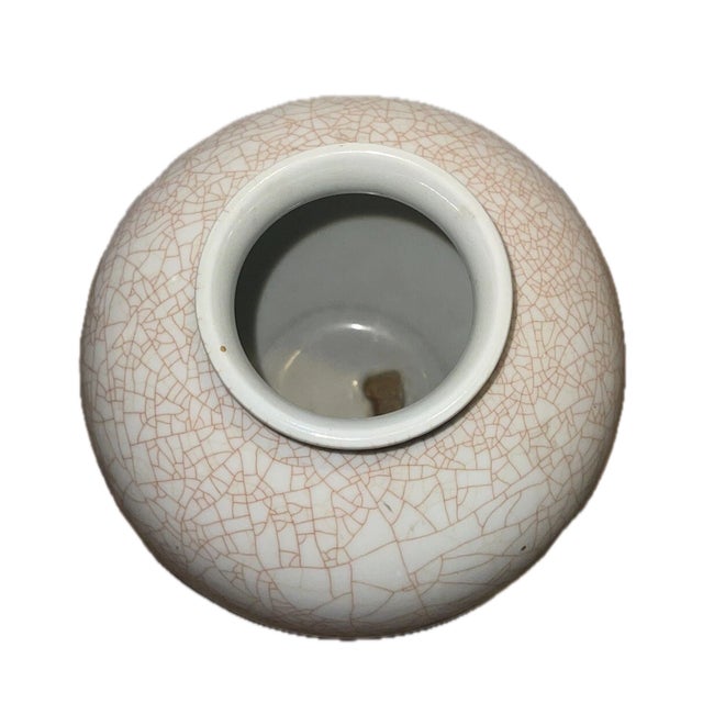 KPM Porcelain Bauhaus Crackle Glaze Vase by Marguerite Friedlaender for Kpm, Germany Ca. 1930 For Sale - Image 4 of 8