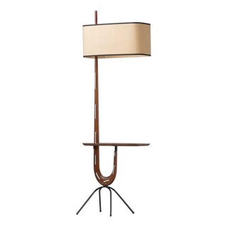 Giraffe Tablet Floor Lamp from Rispal, France, 1950s For Sale